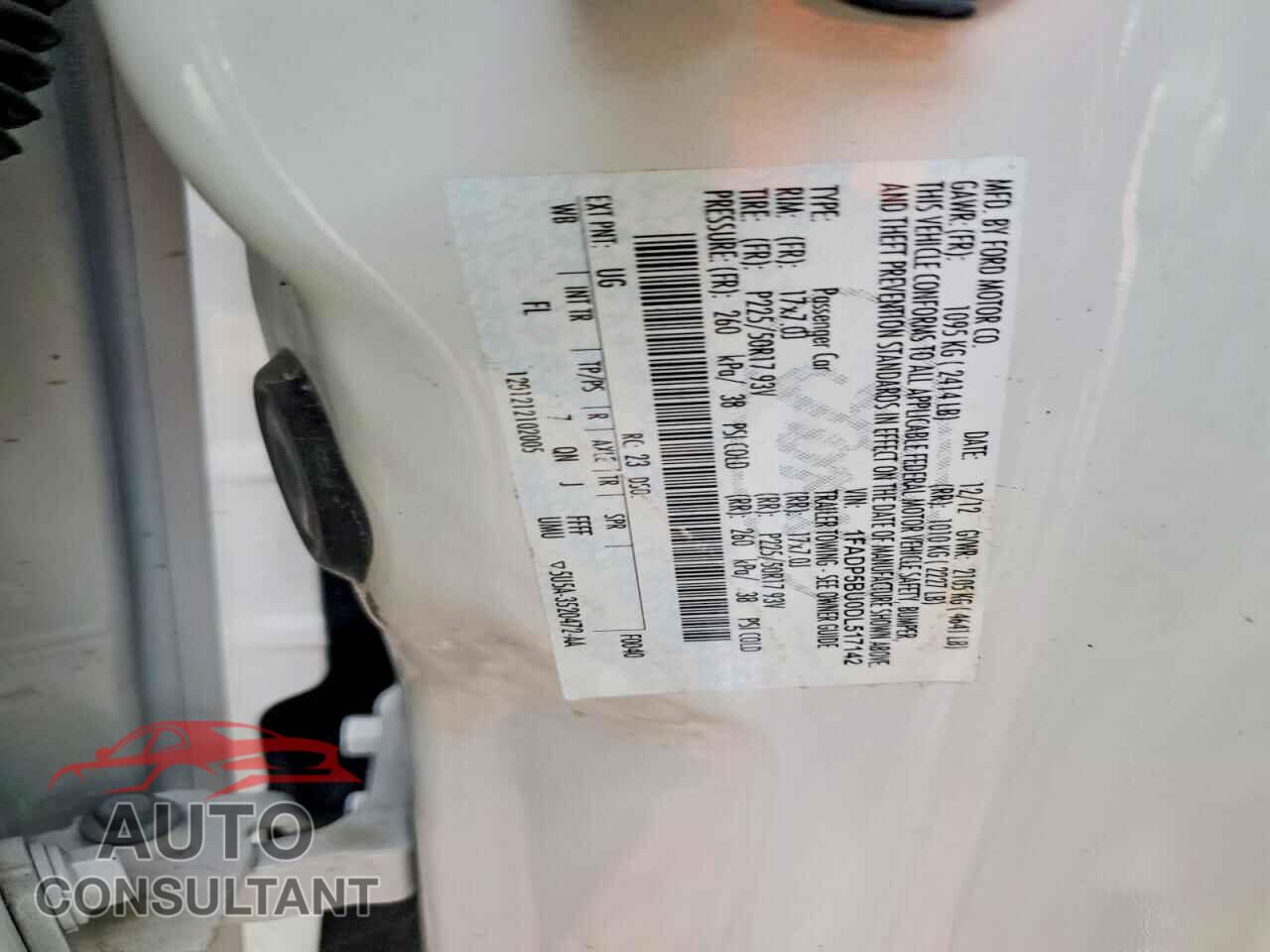 FORD CMAX 2013 - 1FADP5BU0DL517142