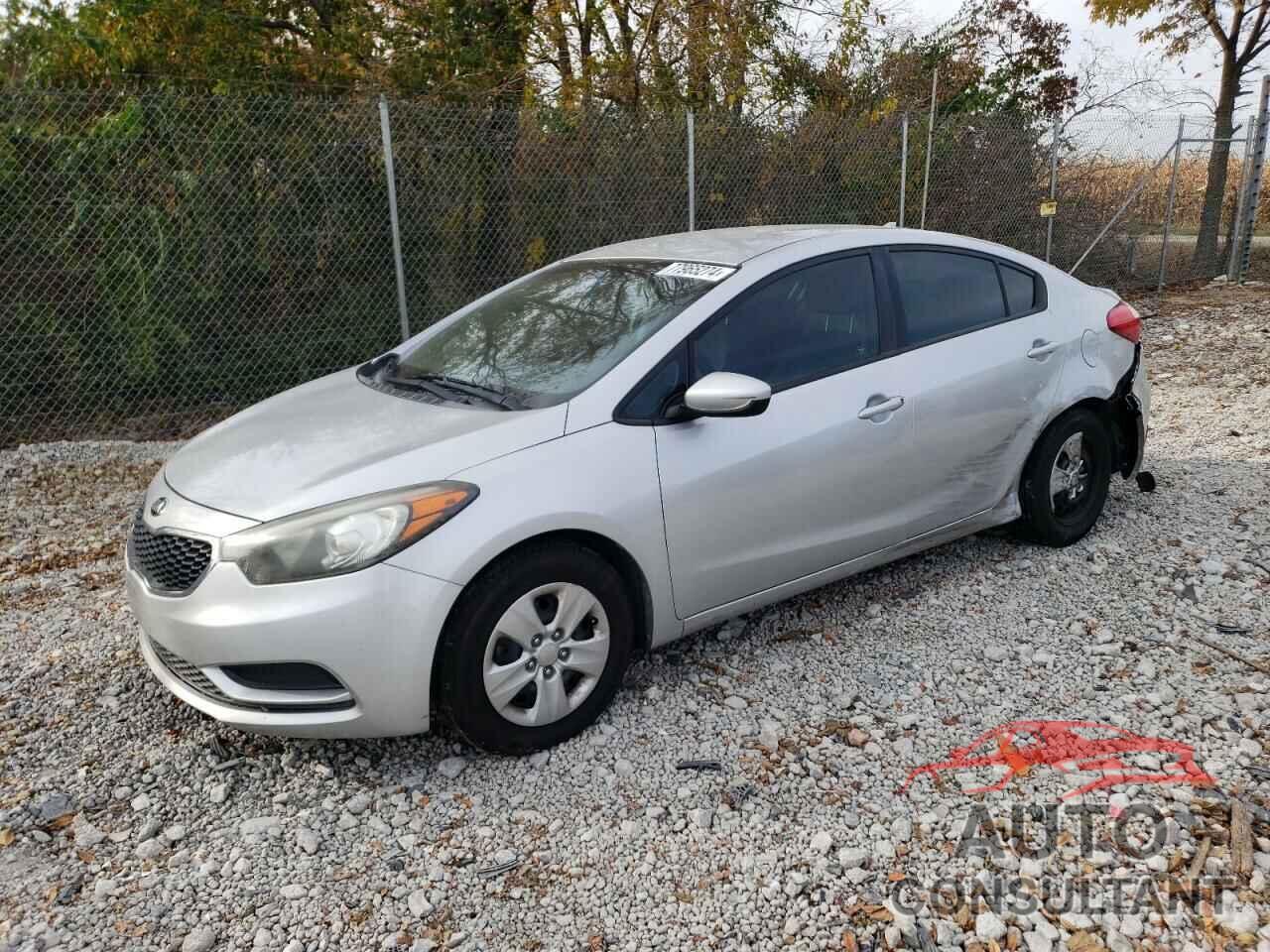 KIA FORTE 2015 - KNAFK4A60F5406013