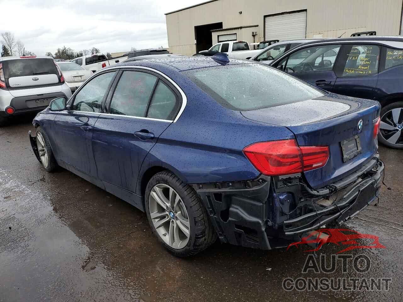 BMW 3 SERIES 2017 - WBA8B9G39HNU55653