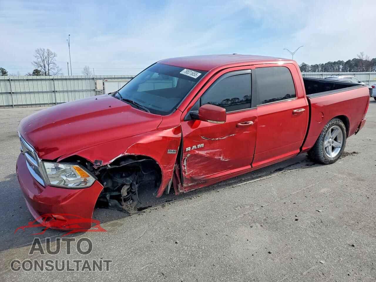 DODGE RAM 1500 2010 - 1D7RB1CT0AS176359