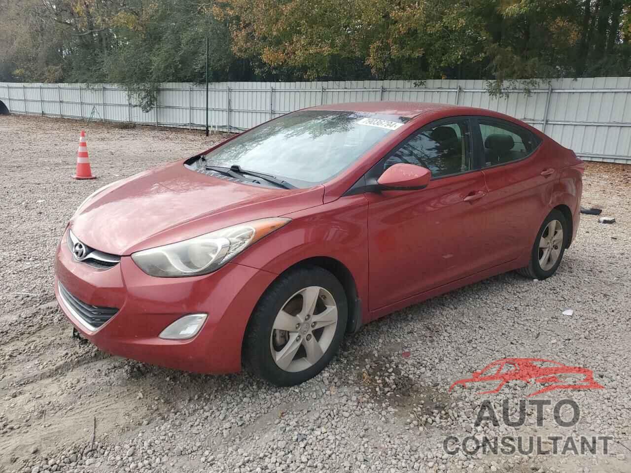 HYUNDAI ELANTRA 2013 - KMHDH4AE5DU619165