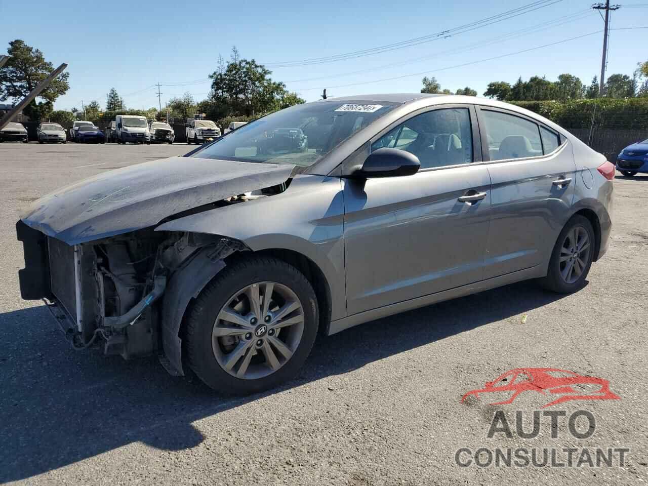 HYUNDAI ELANTRA 2018 - 5NPD84LF5JH248489