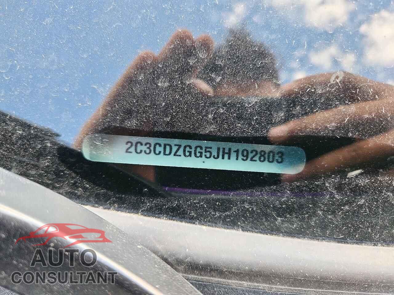 DODGE CHALLENGER 2018 - 2C3CDZGG5JH192803