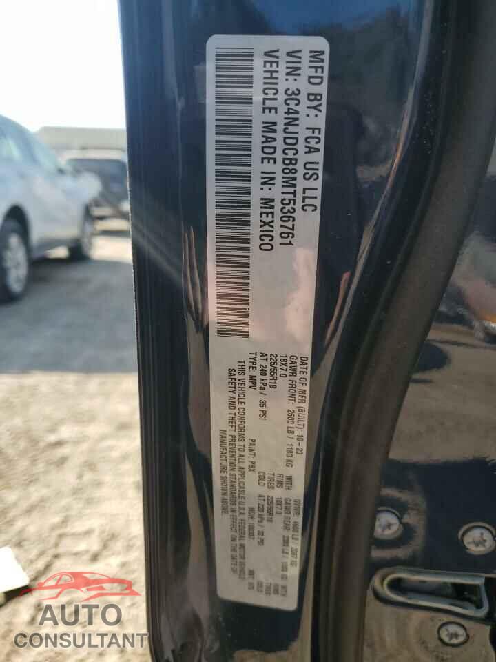 JEEP COMPASS 2021 - 3C4NJDCB8MT536761