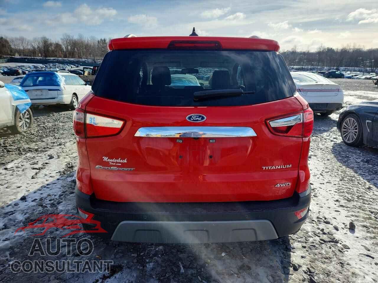 FORD ECOSPORT 2020 - MAJ6S3KL4LC367571