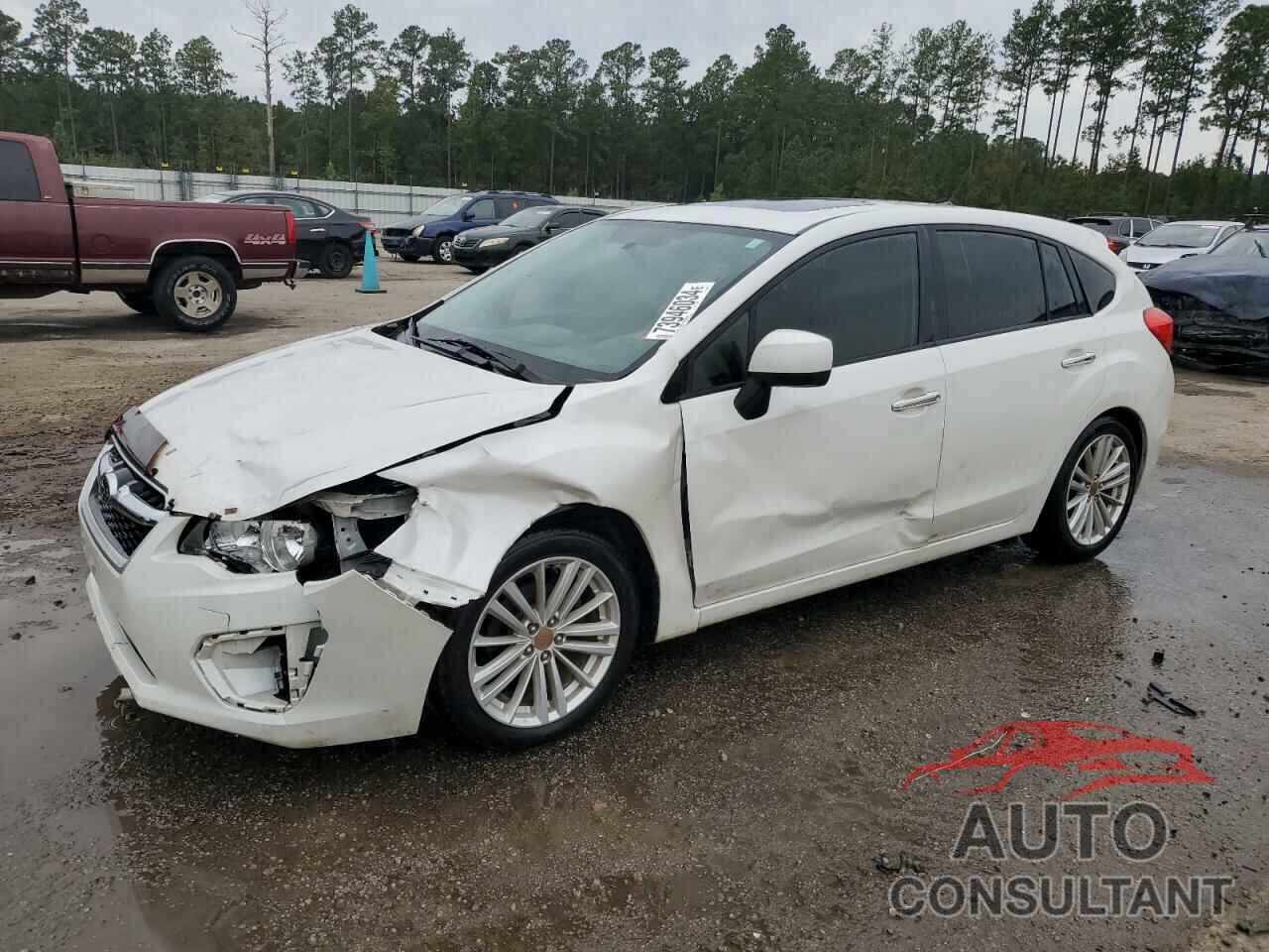 SUBARU IMPREZA 2012 - JF1GPAK67CH203223