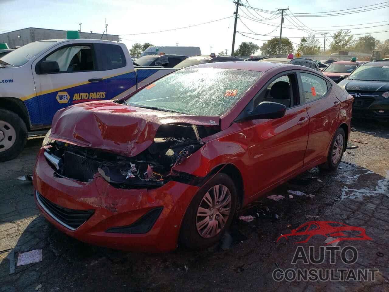 HYUNDAI ELANTRA 2016 - KMHDH4AE3GU572139