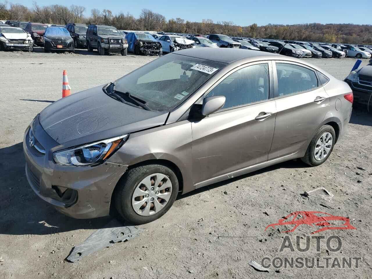 HYUNDAI ACCENT 2017 - KMHCT4AEXHU373729