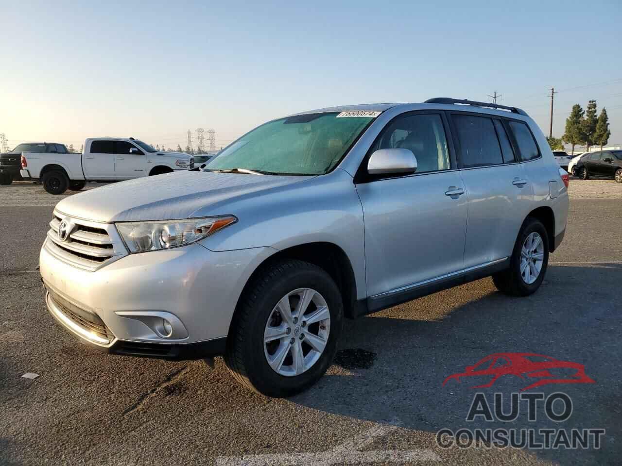 TOYOTA HIGHLANDER 2012 - 5TDZK3EH6CS080603