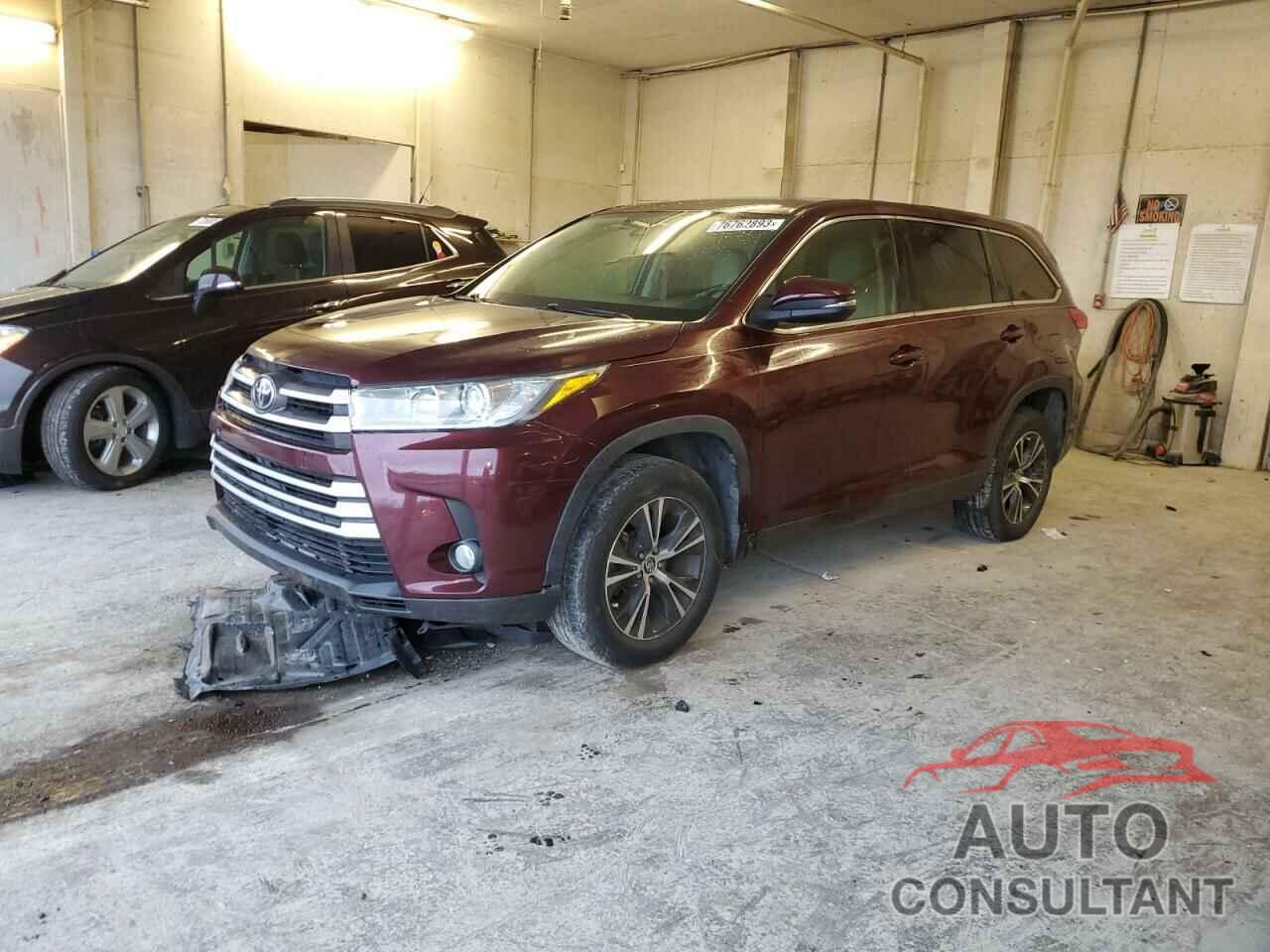 TOYOTA HIGHLANDER 2019 - 5TDZZRFH0KS326105