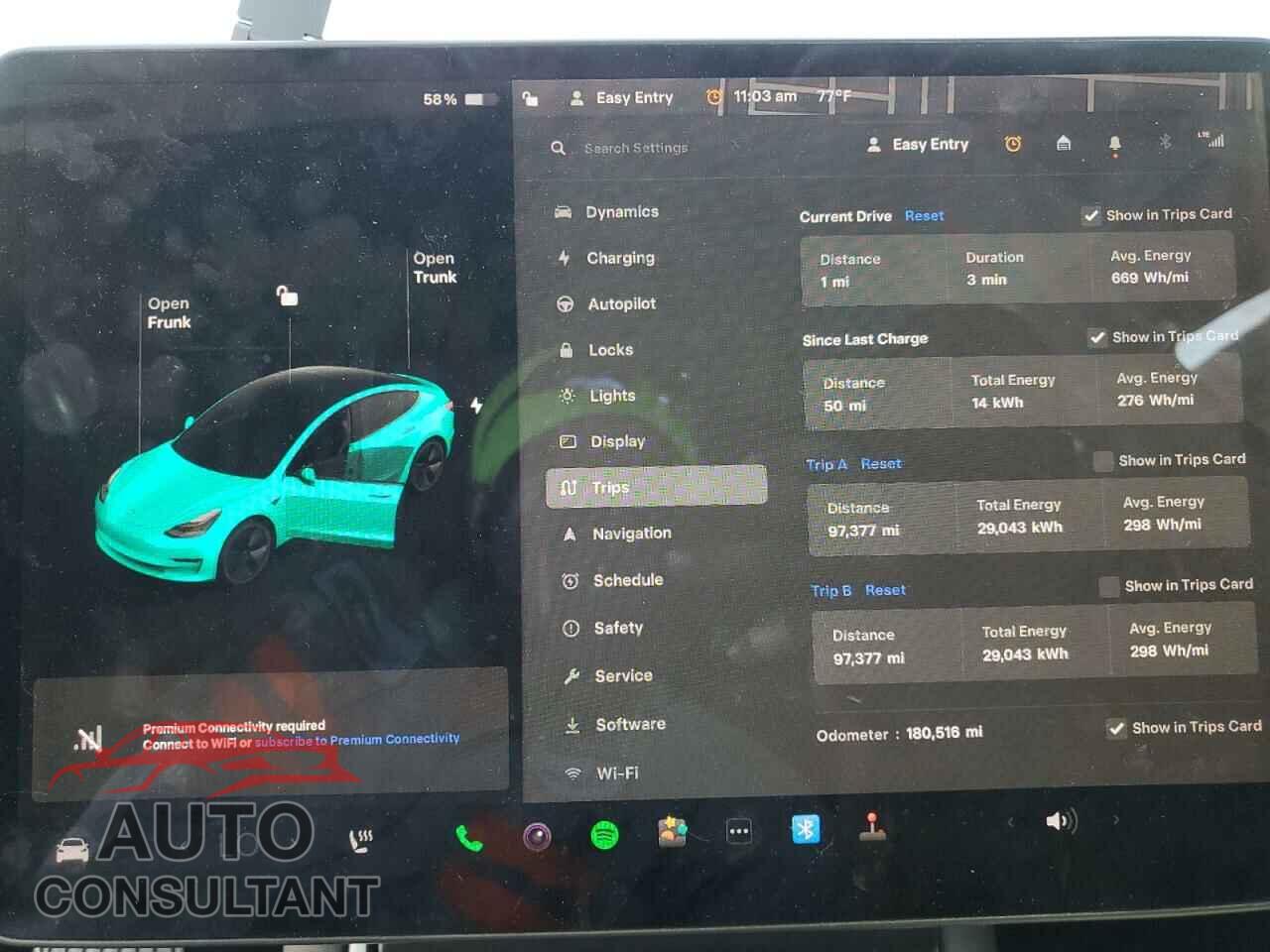 TESLA MODEL 3 2019 - 5YJ3E1EB5KF144808