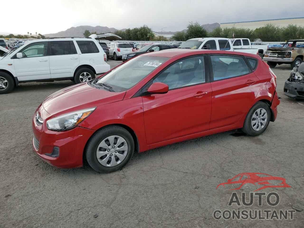 HYUNDAI ACCENT 2016 - KMHCT5AE9GU296792