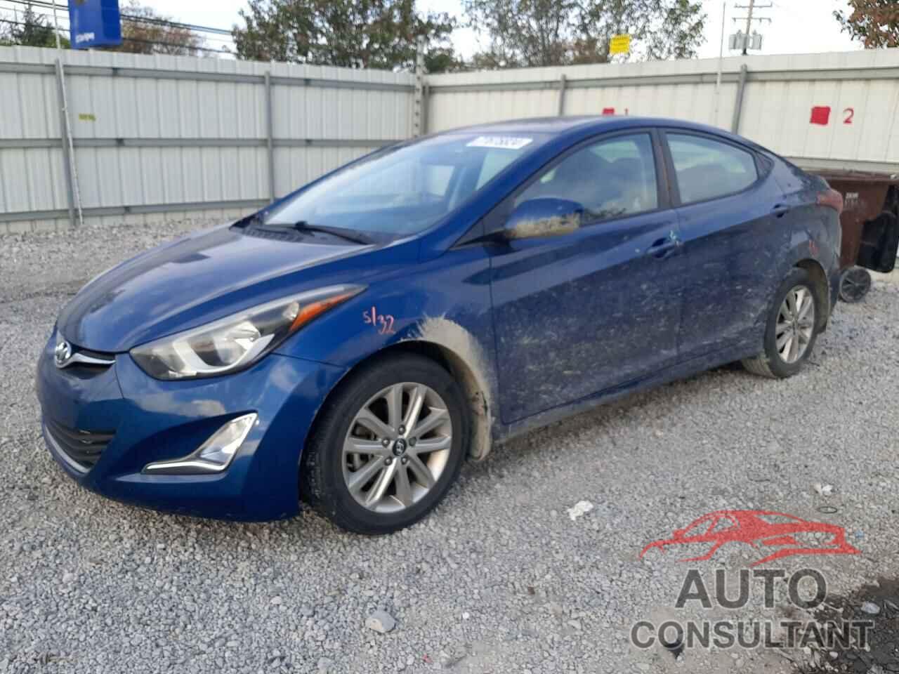 HYUNDAI ELANTRA 2014 - KMHDH4AE4EU183362