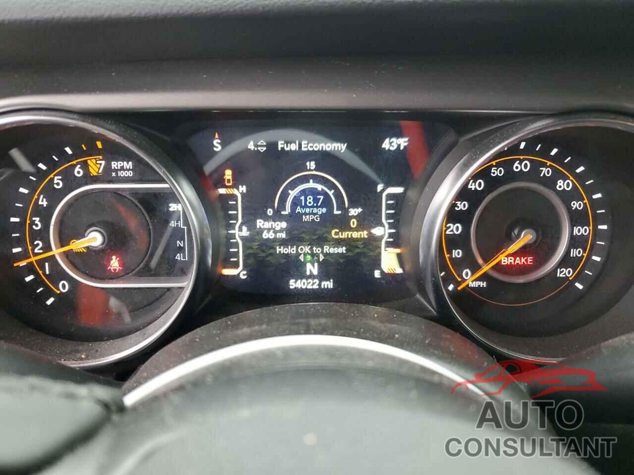 JEEP GLADIATOR 2021 - 1C6HJTAG8ML603268
