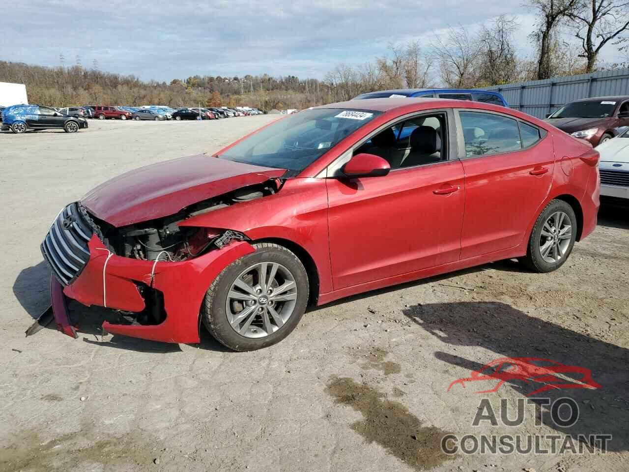 HYUNDAI ELANTRA 2017 - KMHD84LF3HU224848