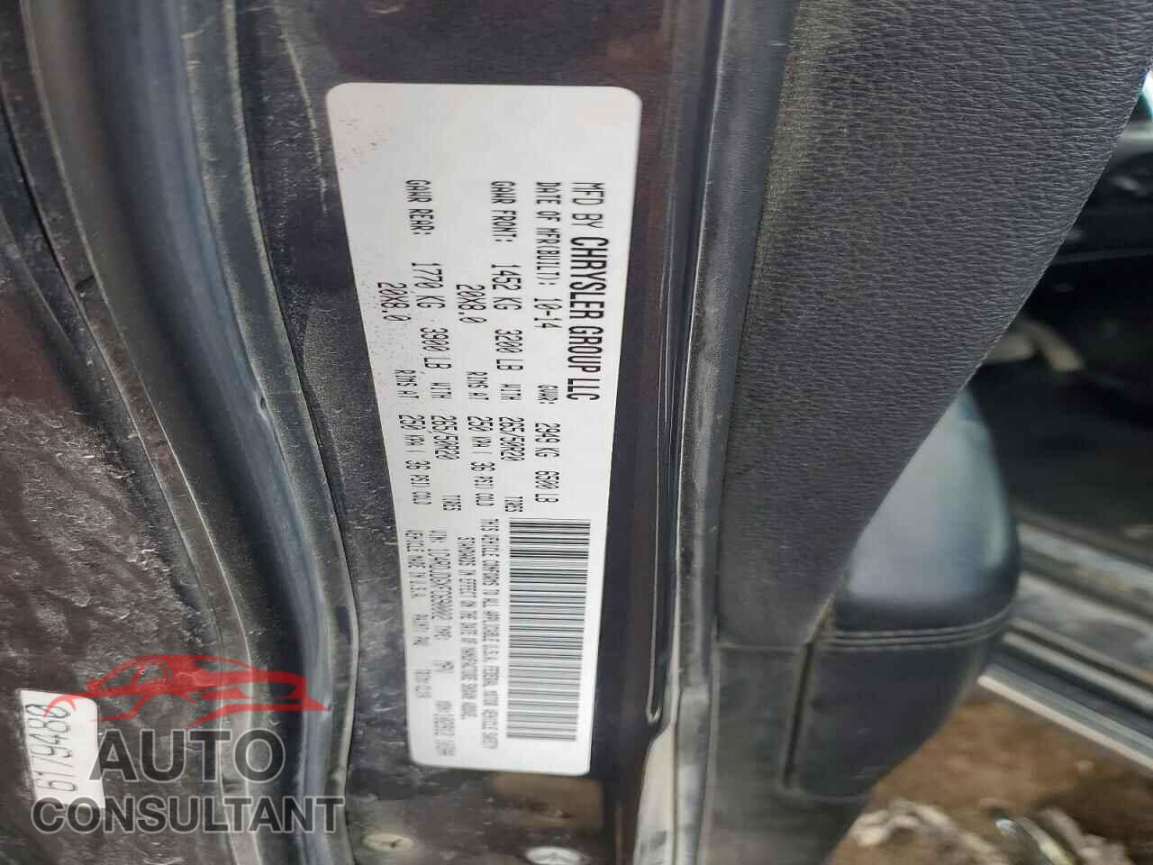 DODGE DURANGO 2015 - 1C4RDJDGXFC690002