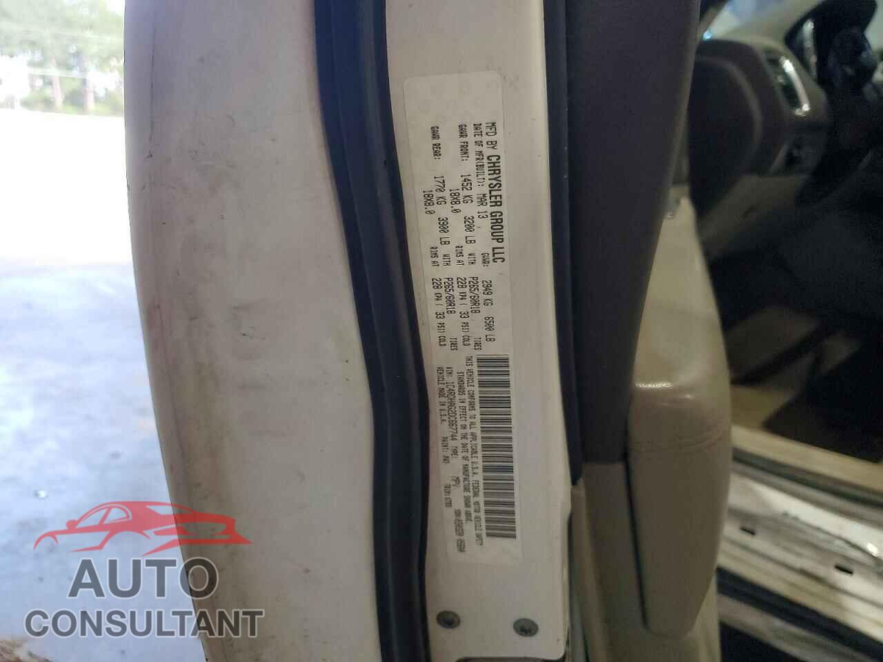 DODGE DURANGO 2013 - 1C4RDHAG2DC667744