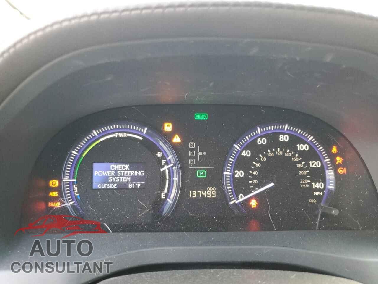 LEXUS HS 2010 - JTHBB1BA1A2006439