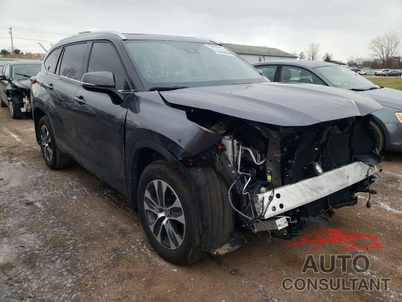 TOYOTA HIGHLANDER 2021 - 5TDGZRBH5MS058376