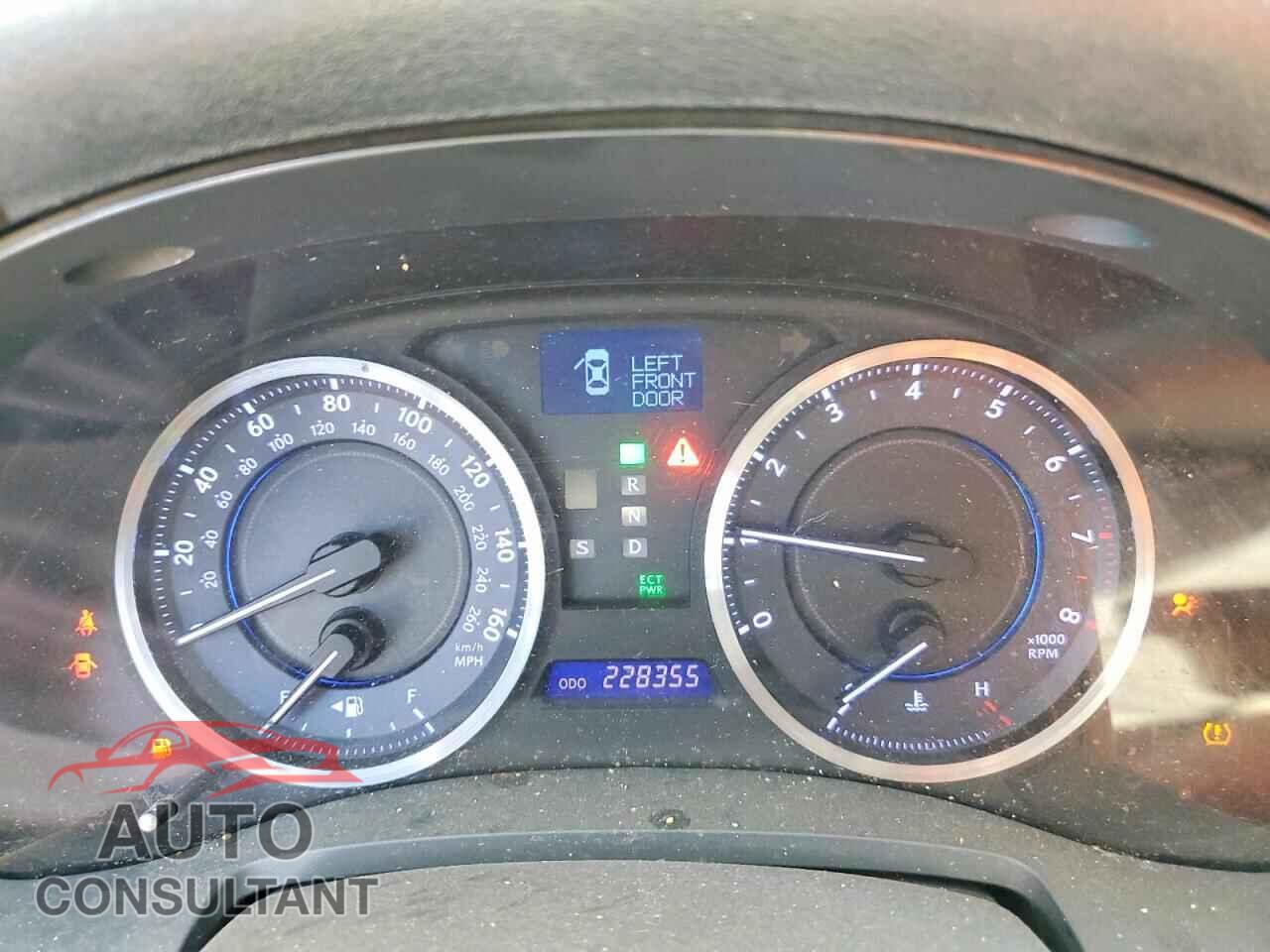 LEXUS IS 2013 - JTHBF5C24D5192399