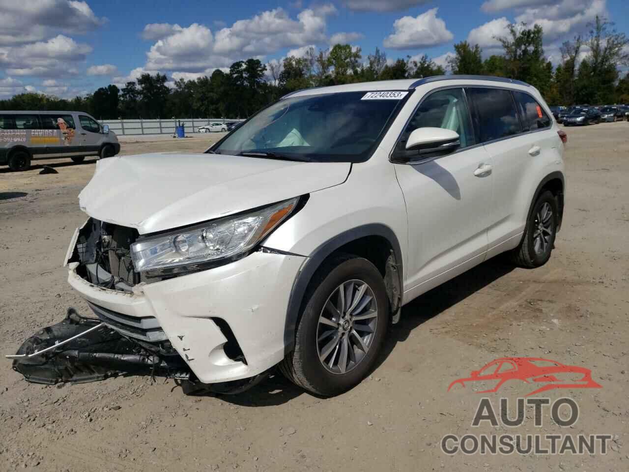 TOYOTA HIGHLANDER 2018 - 5TDJZRFH7JS825351