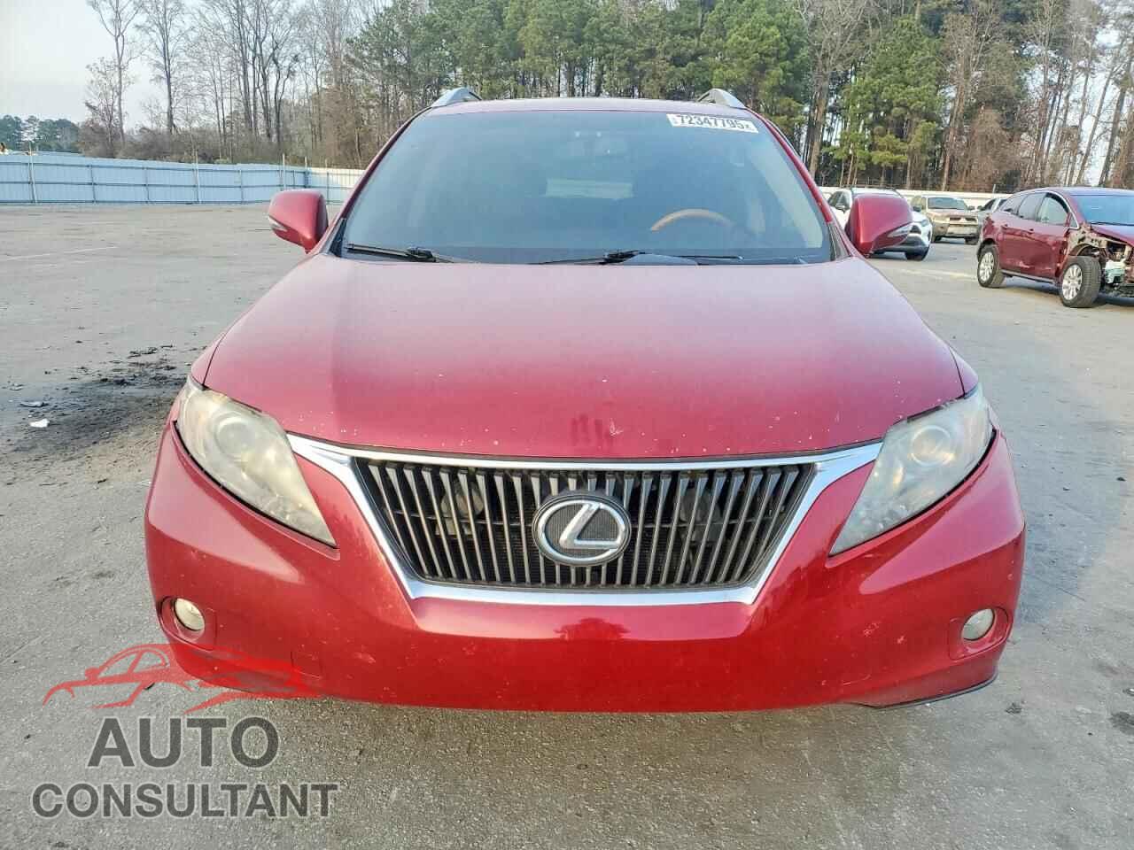 LEXUS RX350 2011 - 2T2BK1BA2BC097625