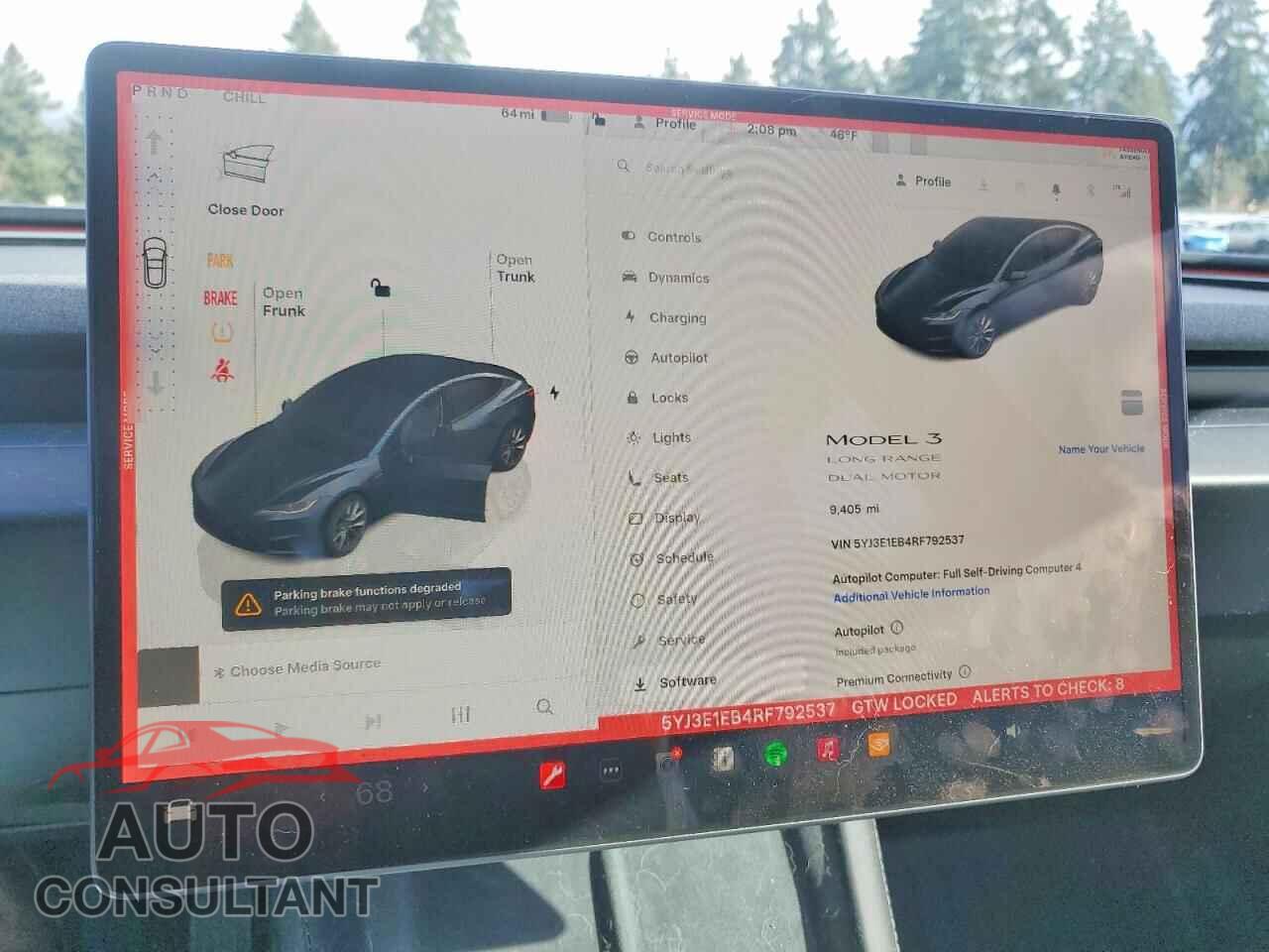 TESLA MODEL 3 2024 - 5YJ3E1EB4RF792537
