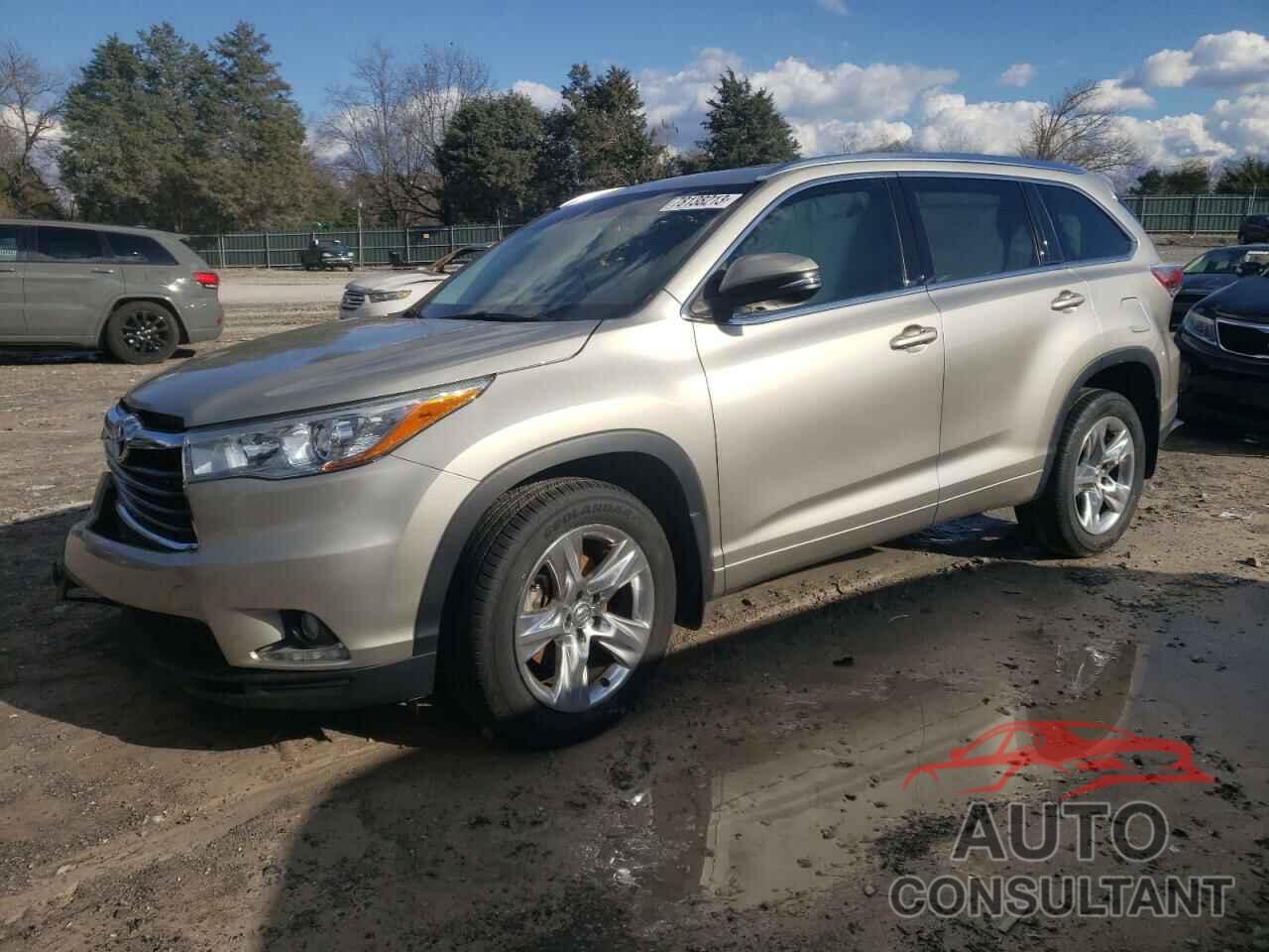 TOYOTA HIGHLANDER 2015 - 5TDDKRFH3FS078811
