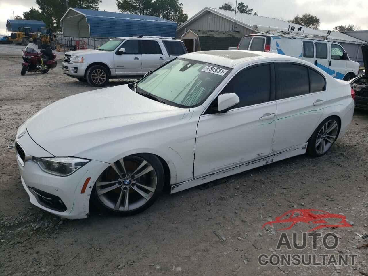 BMW 3 SERIES 2017 - WBA8D9G51HNU58476