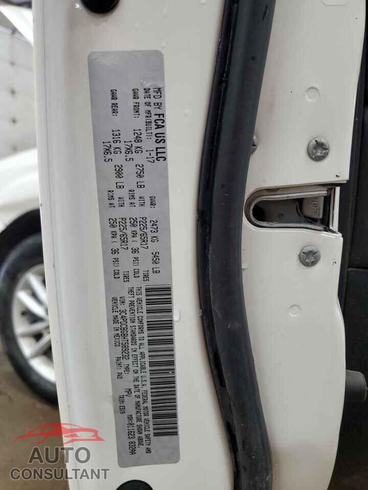 DODGE JOURNEY 2017 - 3C4PDCBG8HT589232