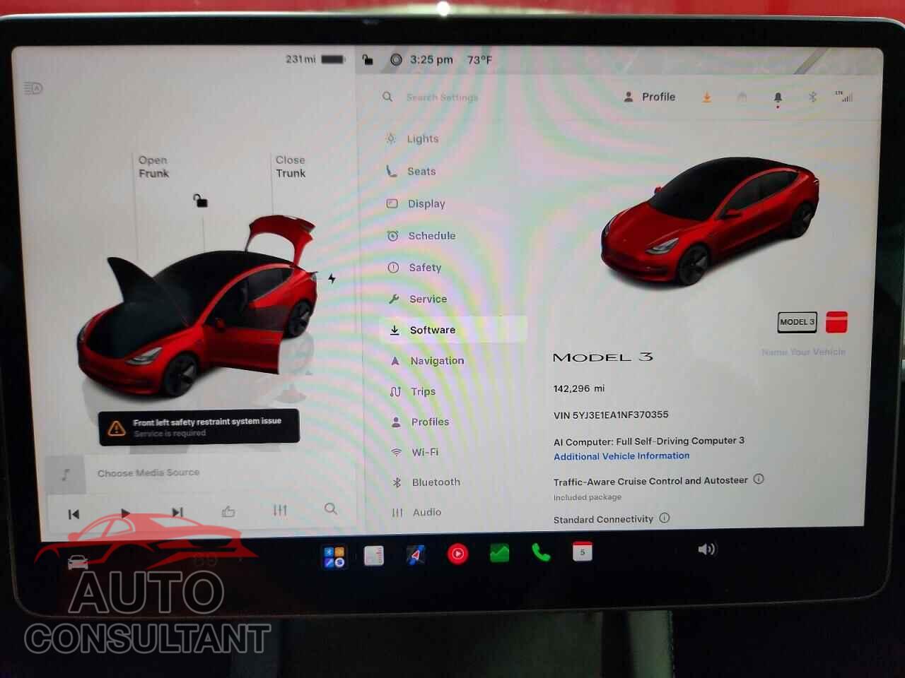 TESLA MODEL 3 2022 - 5YJ3E1EA1NF370355