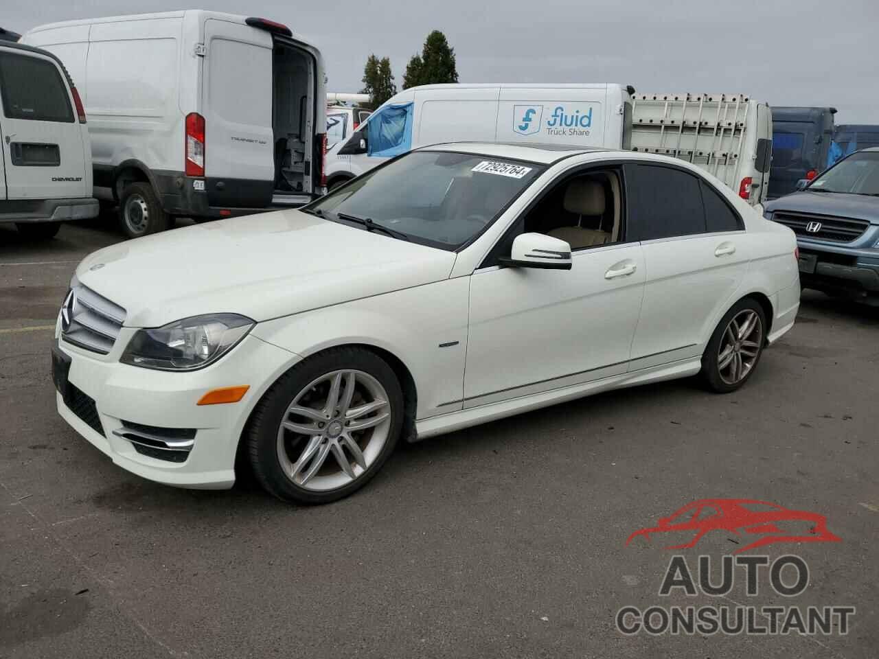 MERCEDES-BENZ C-CLASS 2012 - WDDGF4HB3CA619576