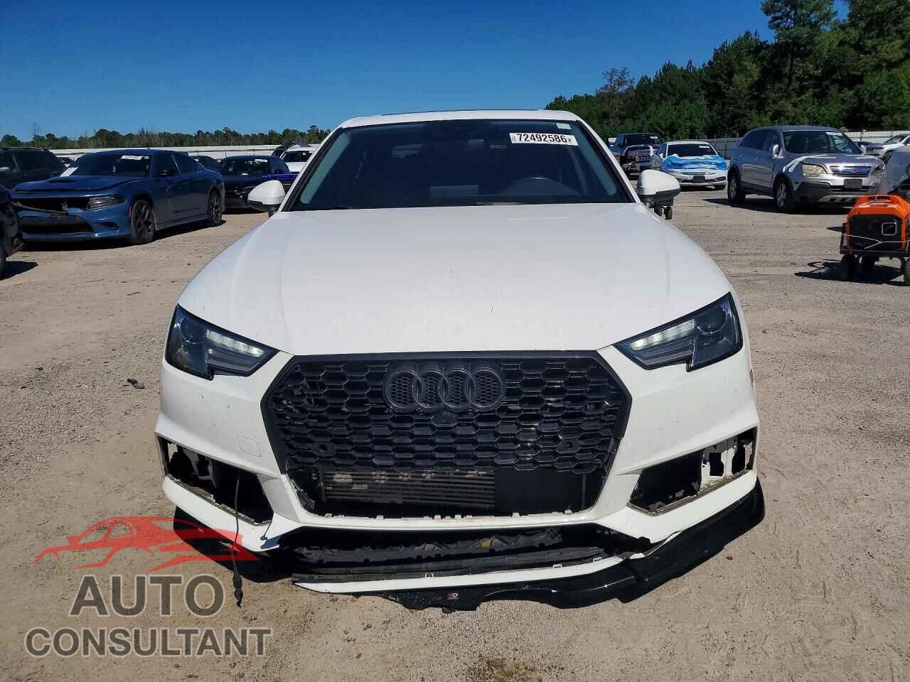AUDI A4 2017 - WAUDNAF43HN053810