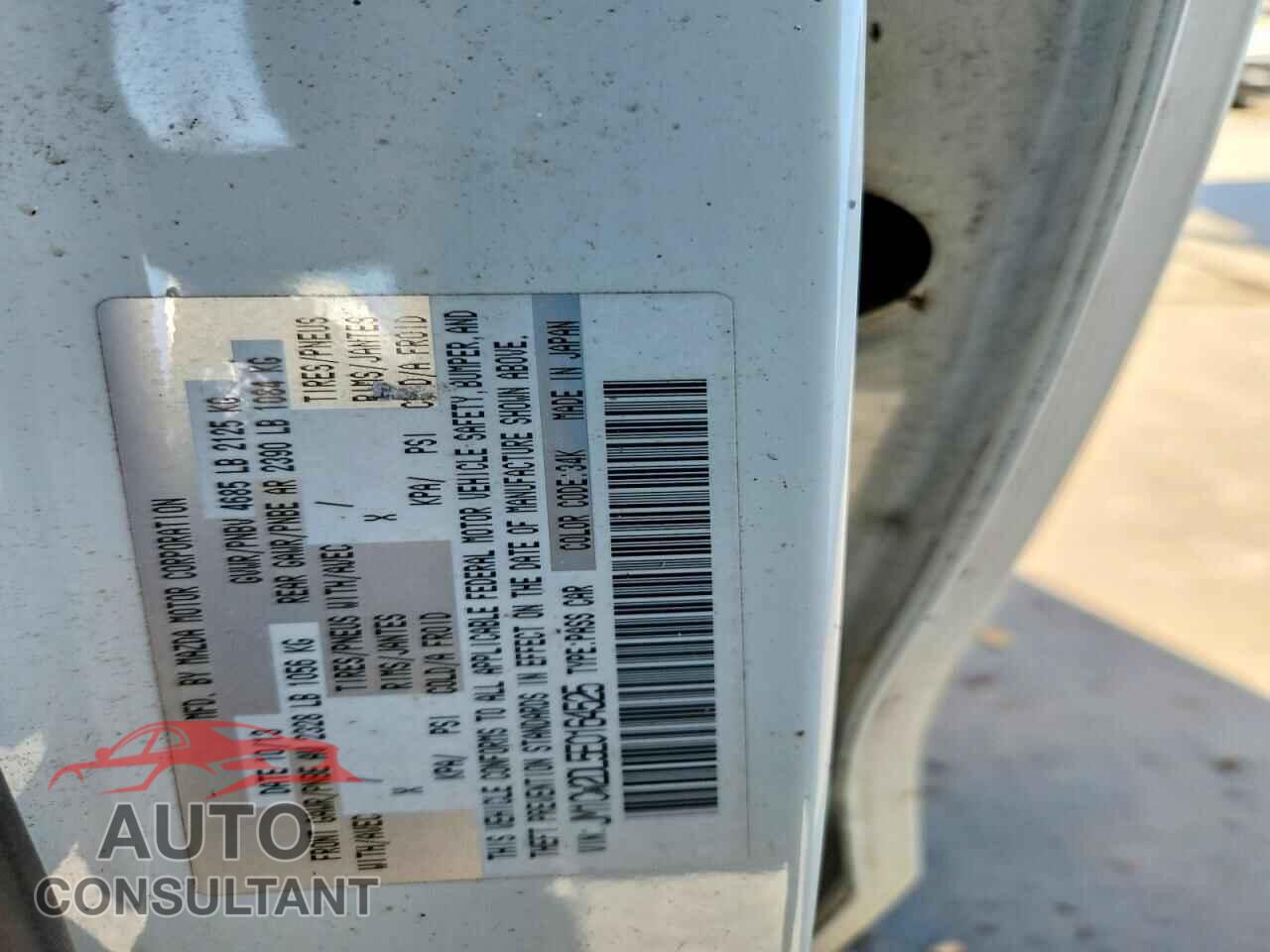 MAZDA 5 2014 - JM1CW2DL5E0164525