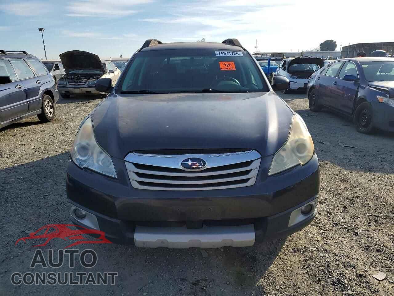SUBARU OUTBACK 2011 - 4S4BRBLC8B3398569