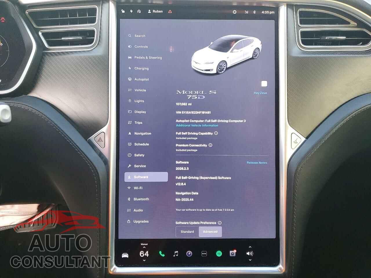 TESLA MODEL S 2017 - 5YJSA1E23HF191481