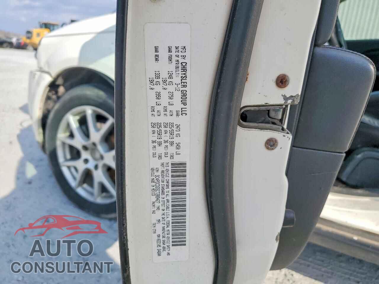 DODGE JOURNEY 2012 - 3C4PDCDG5CT289427