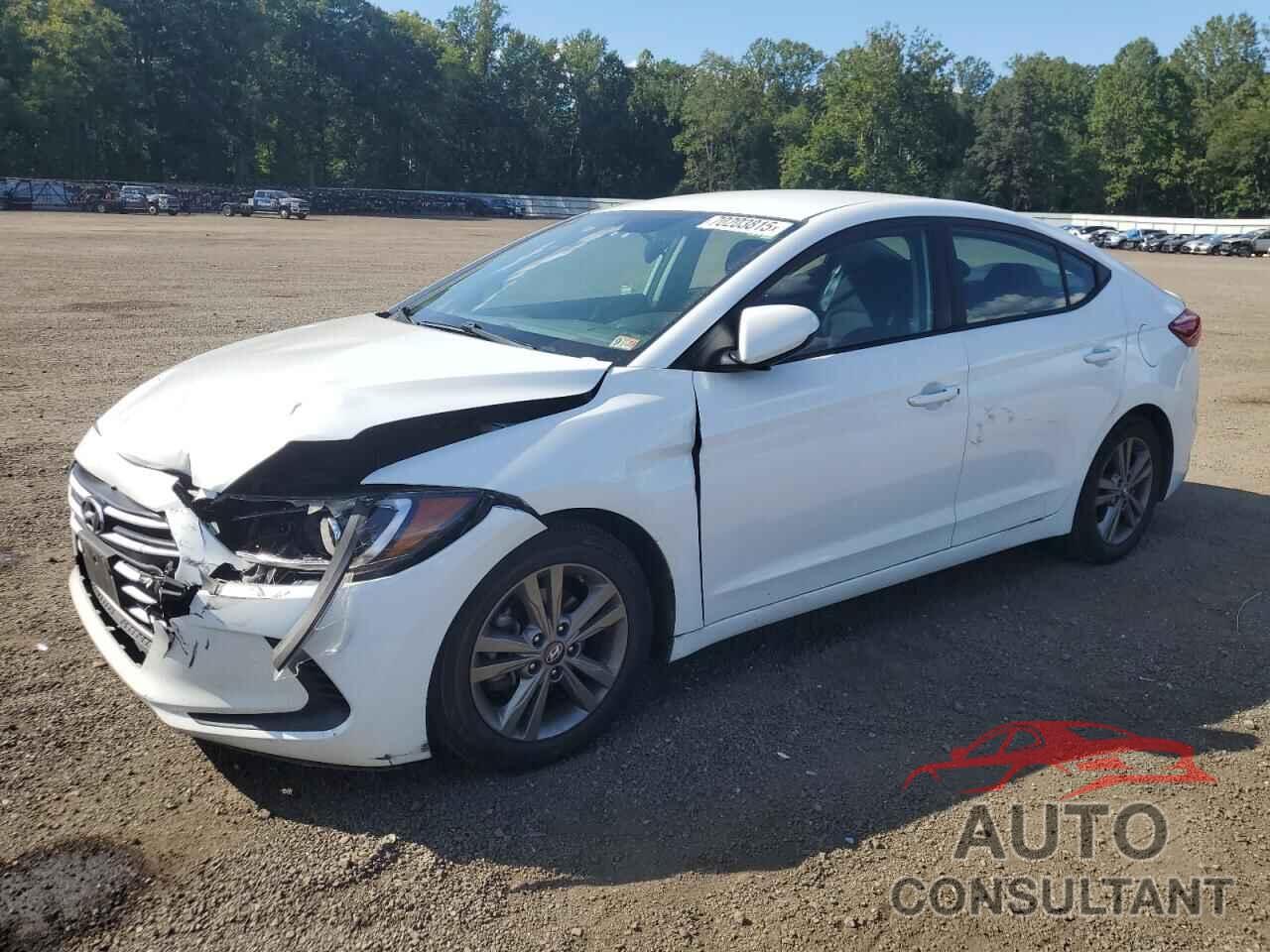 HYUNDAI ELANTRA 2018 - 5NPD84LF6JH237615