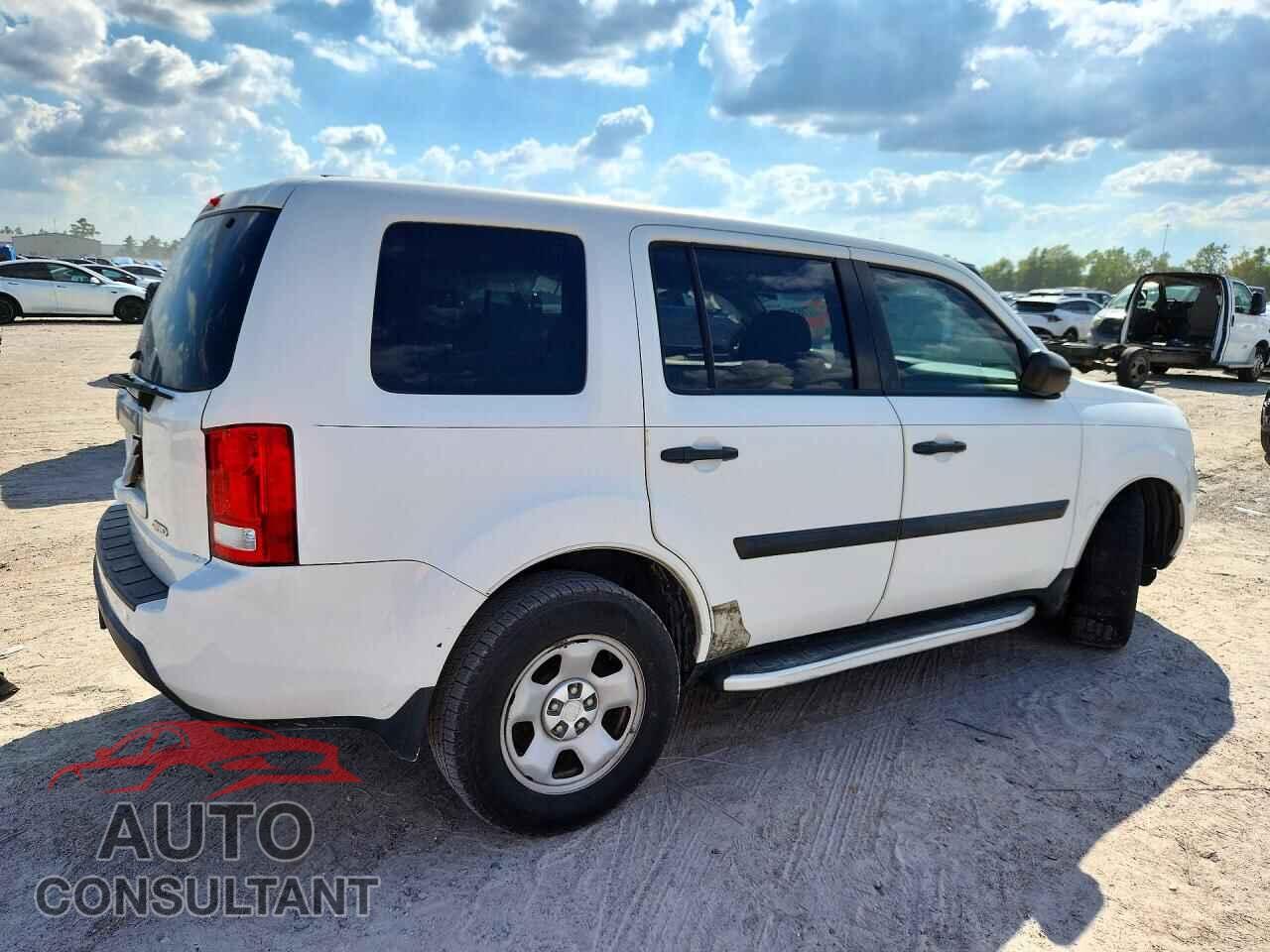 HONDA PILOT 2011 - 5FNYF4H29BB103257