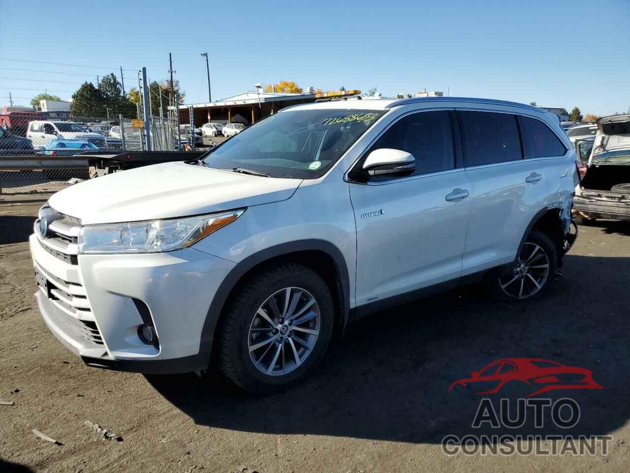 TOYOTA HIGHLANDER 2019 - 5TDJGRFH9KS074518