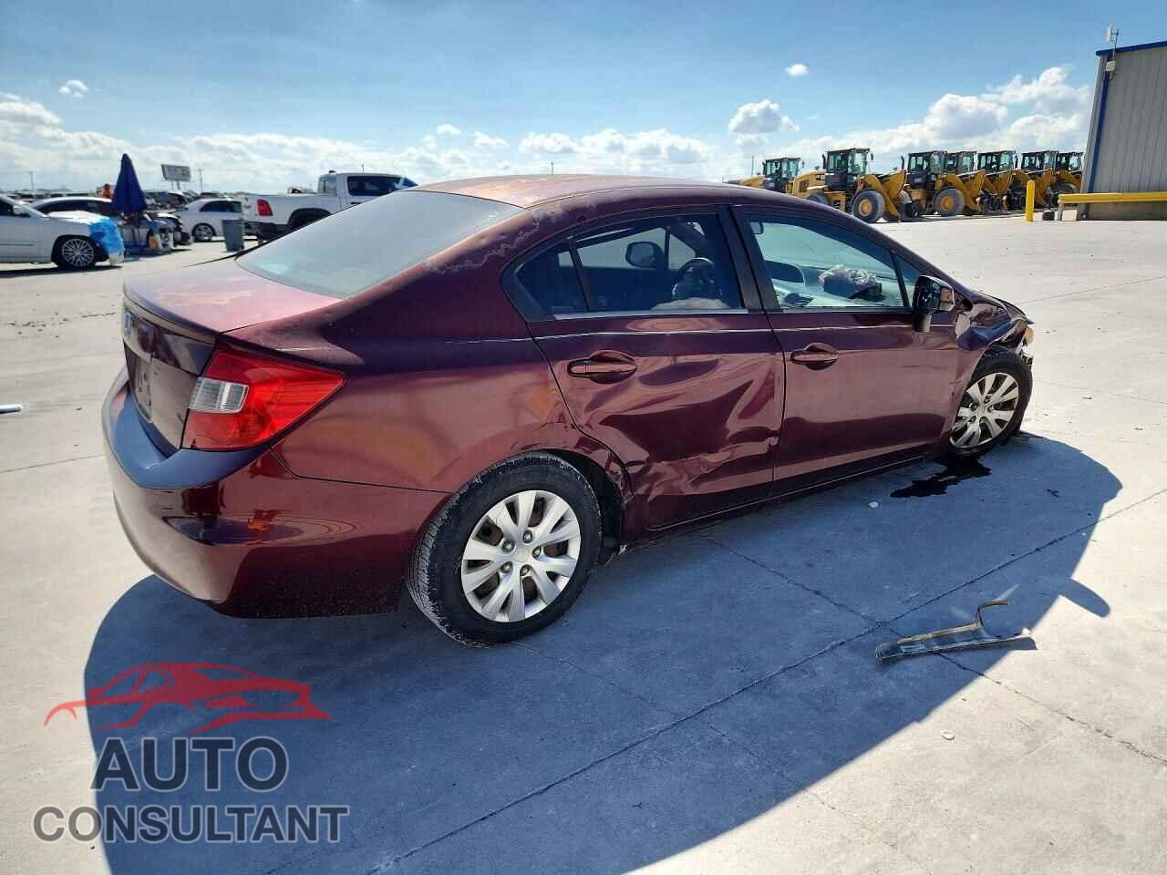 HONDA CIVIC 2012 - 2HGFB2F54CH584276