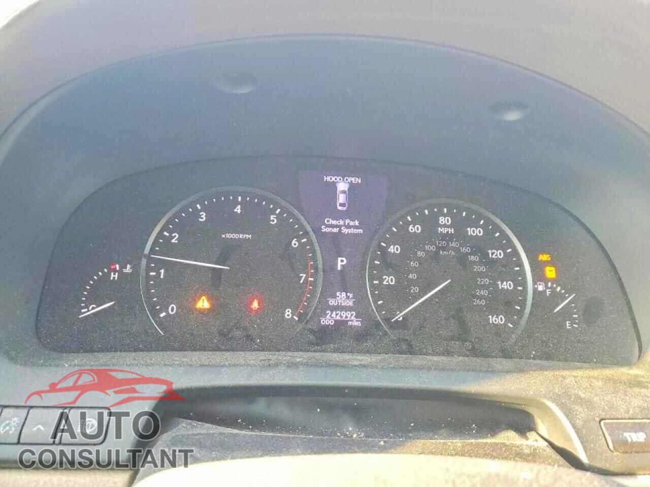 LEXUS LS460 2013 - JTHBL5EFXD5117814