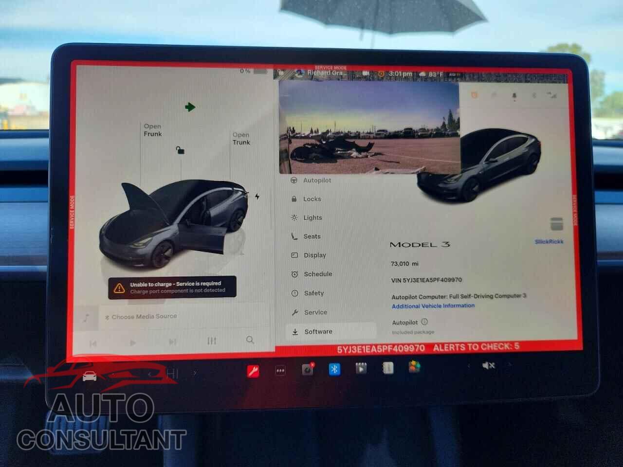 TESLA MODEL 3 2023 - 5YJ3E1EA5PF409970