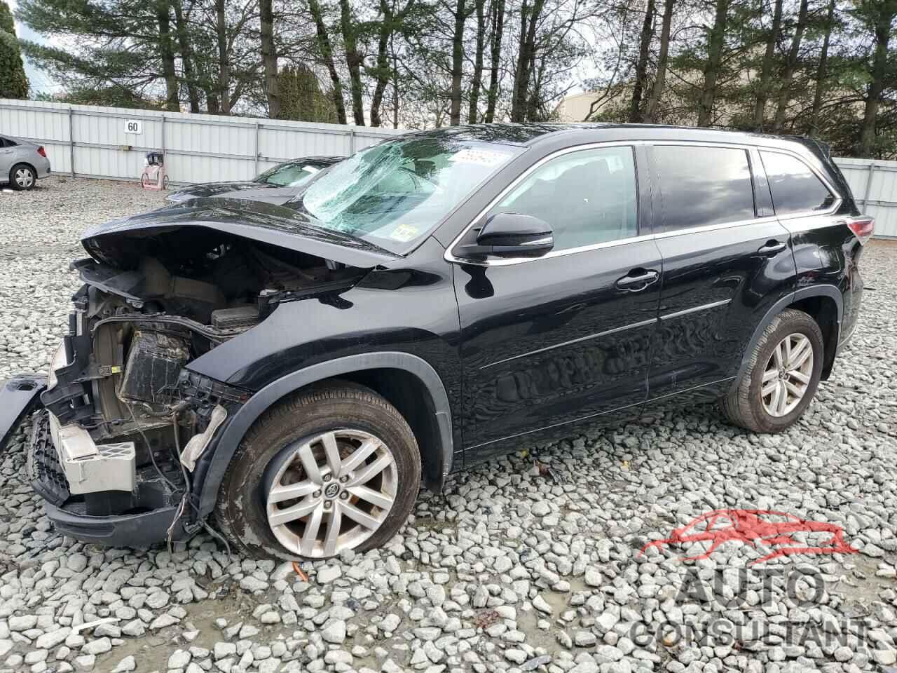 TOYOTA HIGHLANDER 2016 - 5TDBKRFH7GS349653