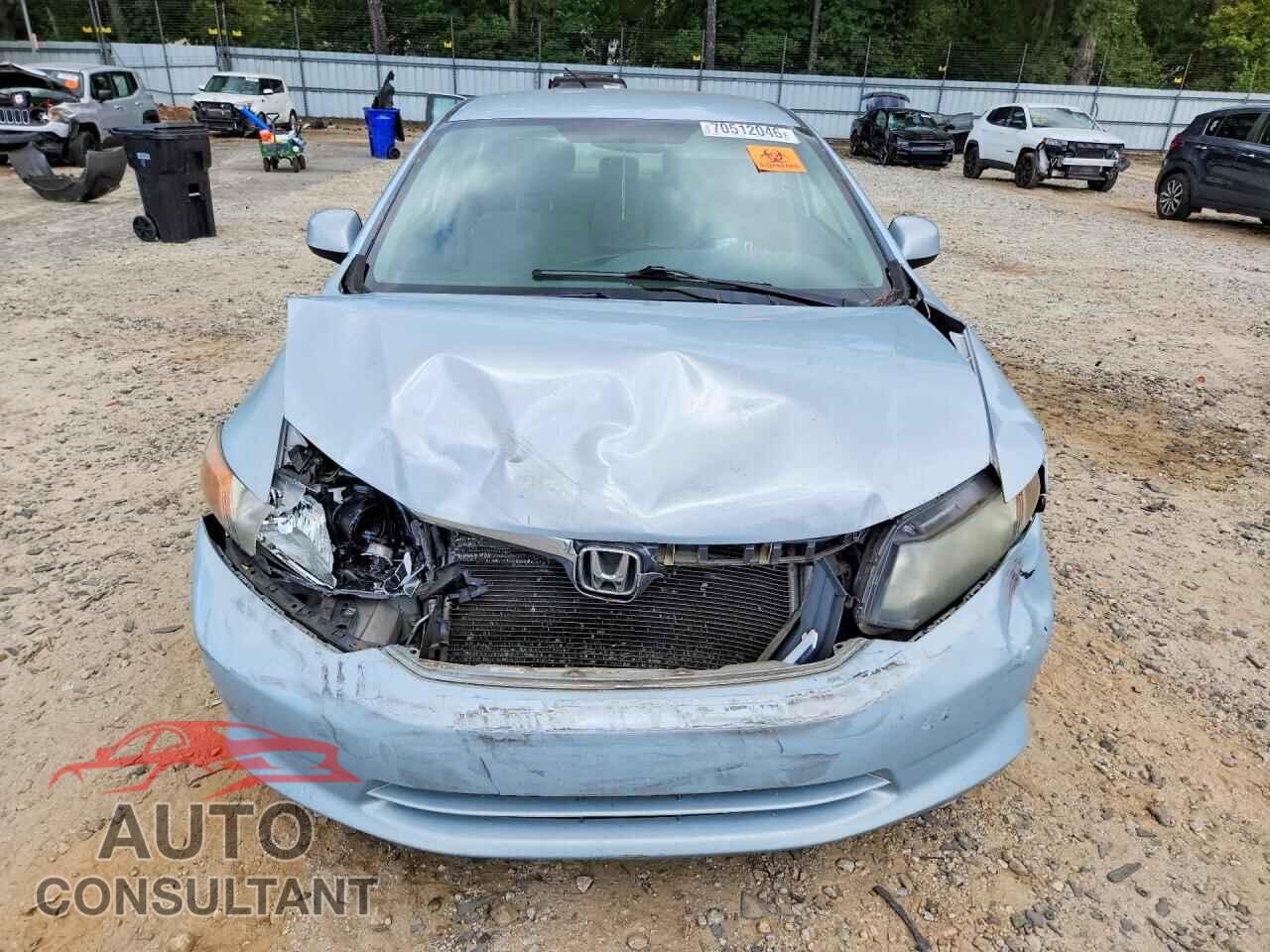 HONDA CIVIC 2012 - 19XFB2F50CE028461