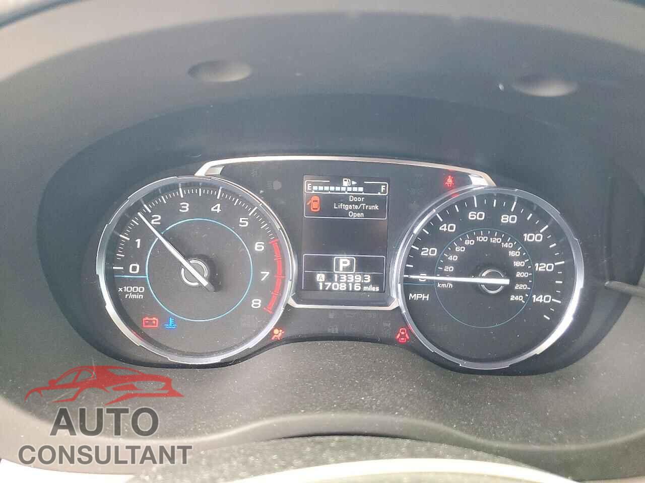 SUBARU FORESTER 2017 - JF2SJAJC8HH490528