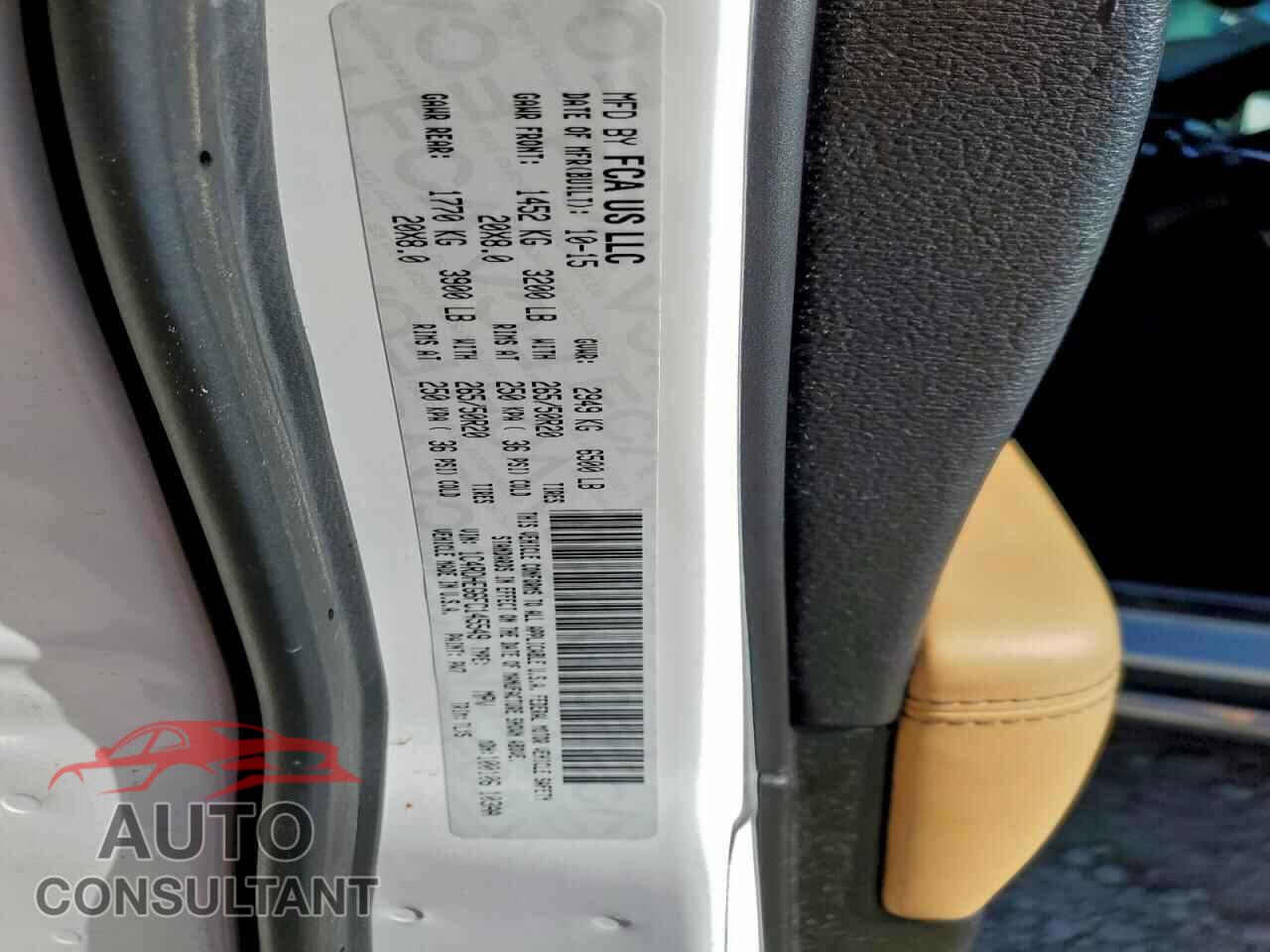 DODGE DURANGO 2015 - 1C4RDHEG6FC145549