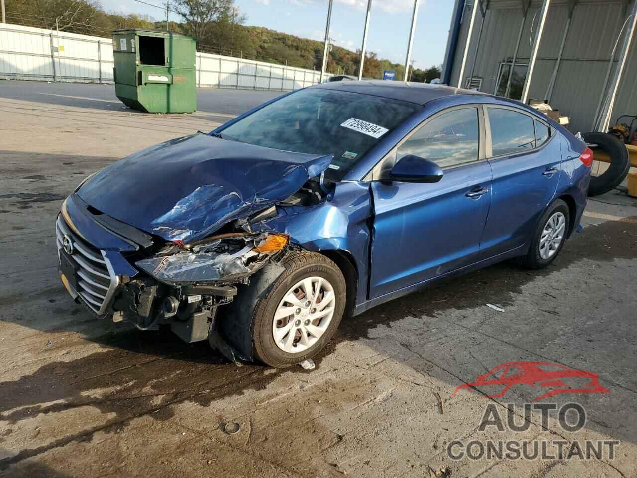 HYUNDAI ELANTRA 2017 - 5NPD74LF9HH140003