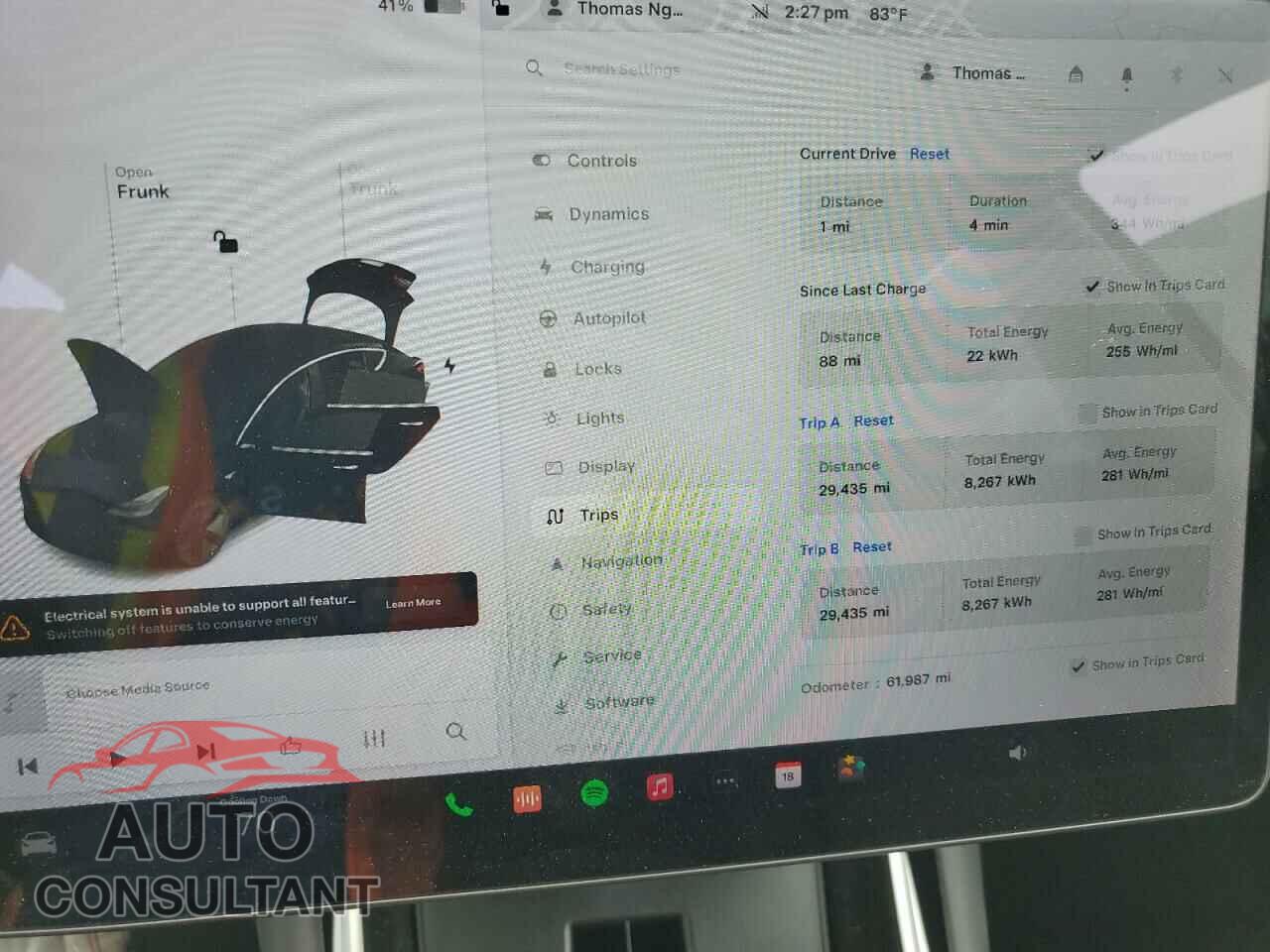 TESLA MODEL 3 2018 - 5YJ3E1EA8JF014883