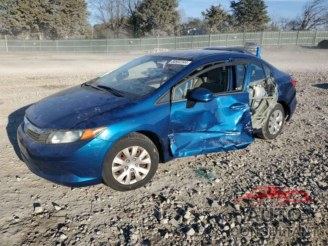 HONDA CIVIC 2012 - 19XFB2F55CE062993